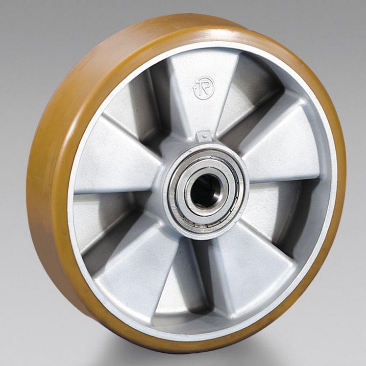 Polyurethane wheels with aluminium centre TELLURE RÔTA