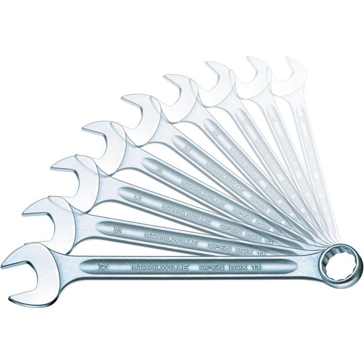 Set of combination wrenches STAHLWILLE 13 OPEN-BOX