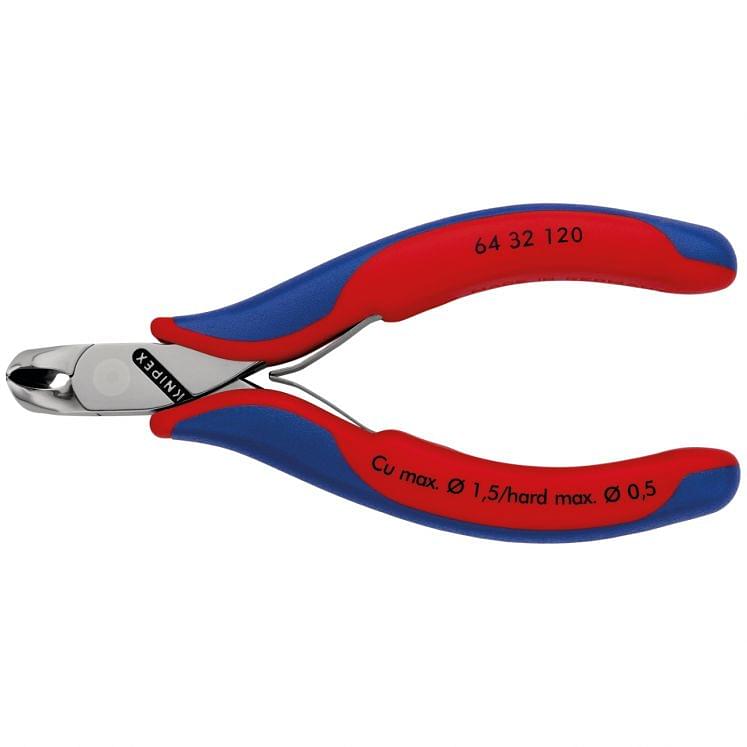 Front cutting nippers 15° for electronics and fine mechanics KNIPEX 64 32 120