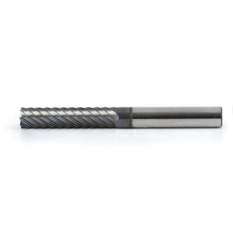 Multiflute super finishing end mills in solid carbide centre cutting extra long hard KERFOLG