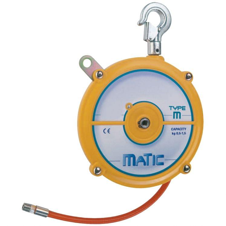 Spring balancers with compressed air hose MATIC