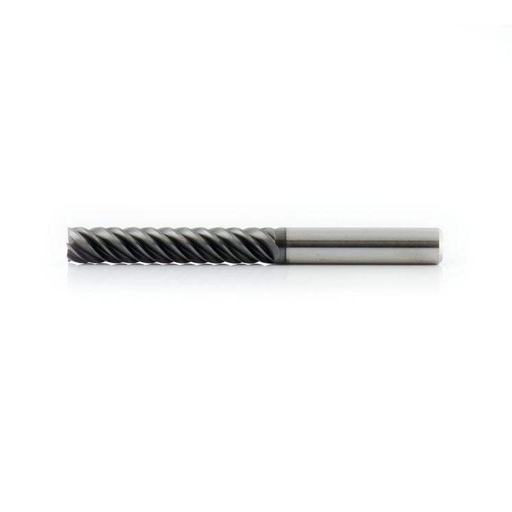 Super finishing end mills in solid carbide with centre cutting extra long inox KERFOLG Z6