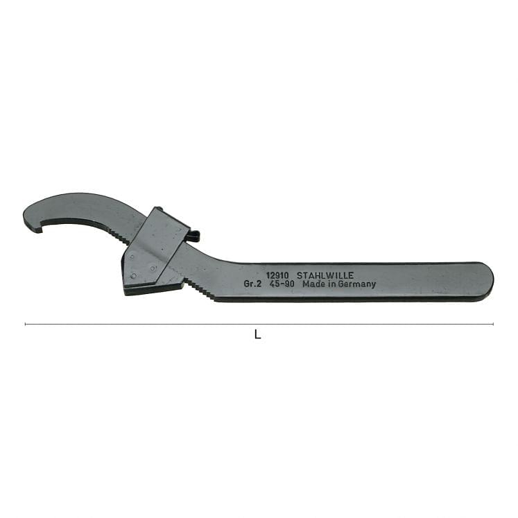 Adjustable hook wrenches STAHLWILLE 12910