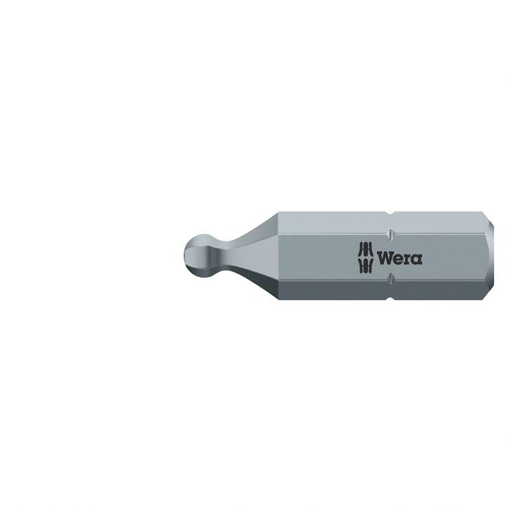 Bits with spherical head for socket head screws WERA 842/1 Z