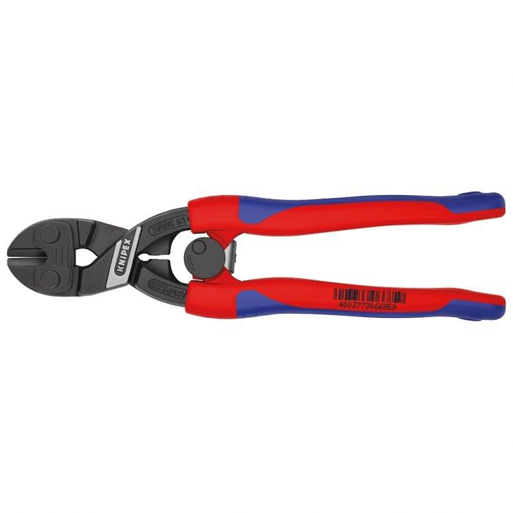 Double lever action cutting nippers with spring KNIPEX COBOLT 71 12 200