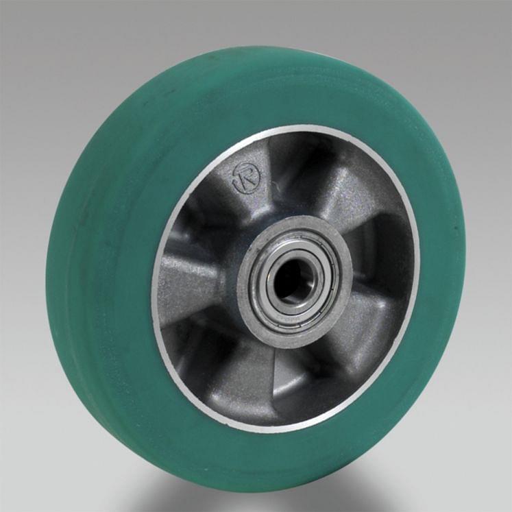 Polyurethane wheels with cast aluminium centre TELLURE RÔTA TR-ROLL