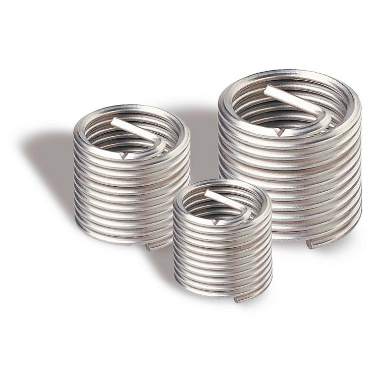 Wire thread inserts in stainless steel