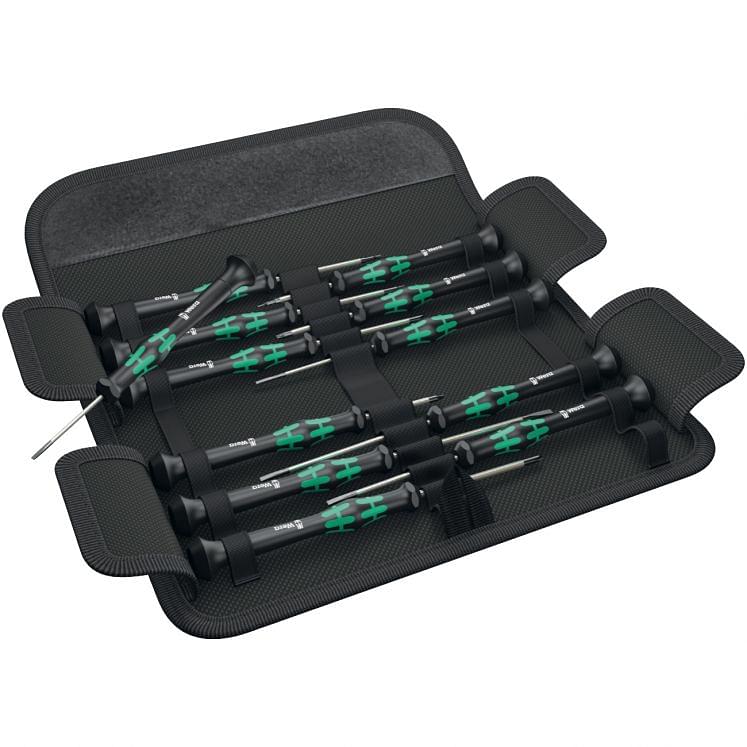 Set of micro screwdrivers for electronics with pouch WERA 12 ELECTRONICS 1