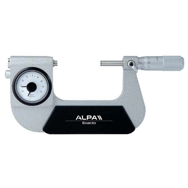 Micrometers for external with dial indicators ALPA EXACTO