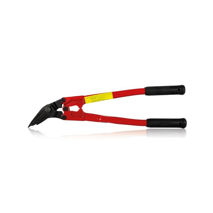 Shears for cutting metal straps