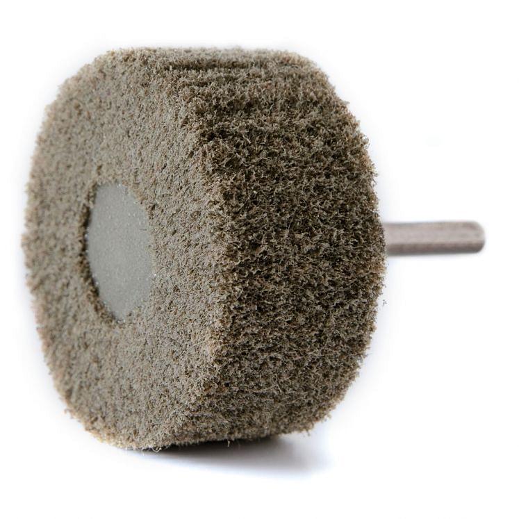 Flap wheels in non-woven material with shank WRK