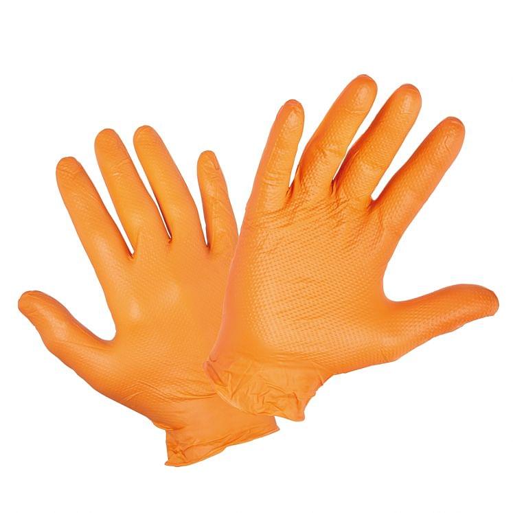 Work gloves in embedded nitrile disposable