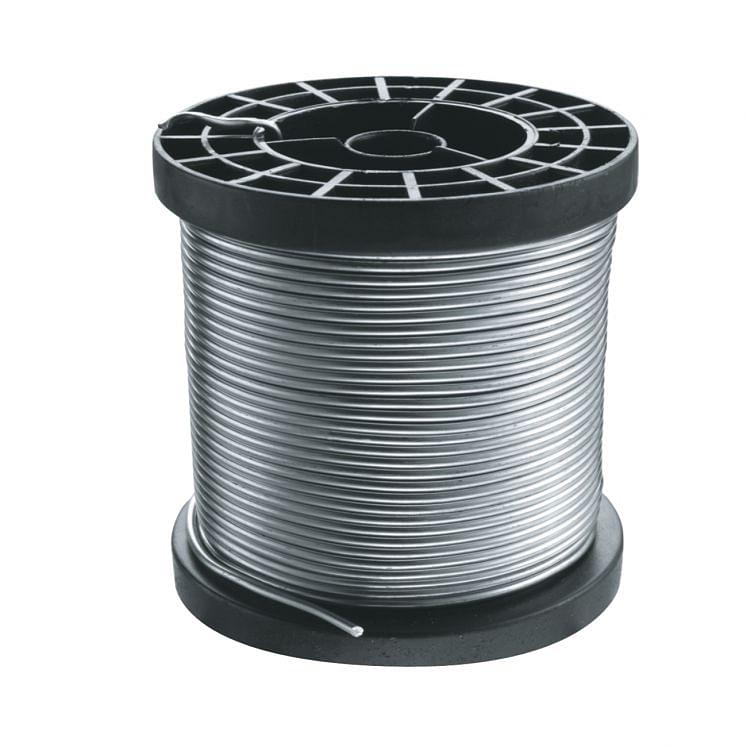 Tin alloy at 50% in wire coils