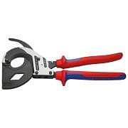 Ratchet action cable cutters for copper and aluminum cable ø 32 mm KNIPEX 95 32 320 Hand tools 349213 0