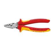 Crimping pliers for end sleeves VDE isolated 1000 volts KNIPEX 97 78 180 Hand tools 349208 0
