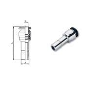 Quick reductions push to connect fittings in nickel-plated brass and acetalic resin AIGNEP 50700N Pneumatics 1128 0