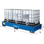 Steel spill pallets for IBCS LTEC Furnishings and storage 30291 0