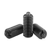 Spring plungers with hesagon socket and thrust pin in burnished steel Workshop equipment 36935 0
