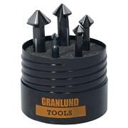 Kit of countersinks in HSS 90° GRANLUND Z3 Solid cutting tools 38451 0
