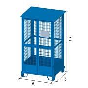 Net sided gas cylinder pallet containers Furnishings and storage 30292 0