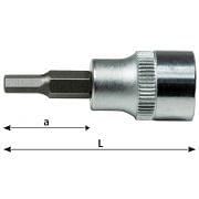 Sockets drivers 3/8andquot; for hexagonal sockets head screws WRK Hand tools 31950 0