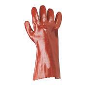 Work gloves coated in specially santized pvc