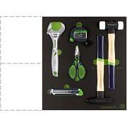Kit of assorted tools in foam WODEX WX9505/SE6 Hand tools 353484 0