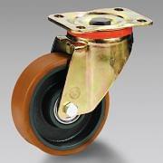 Polyurethane wheels with cast iron centre with support TELLURE RÔTA Workshop equipment 6108 0