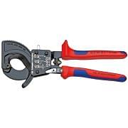 Ratchet action cable cutters for copper and aluminum cable ø 32 mm KNIPEX 95 31 250 Hand tools 349211 0