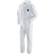Disposable full overalls with hood in dupont tyvek