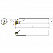 Toolholers for internal threading for positive inserts KERFOLG TURN form D - E….SDUCR/L