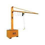 Movable SC Jib cranes with palletized base B-HANDLING Lifting systems 32233 0