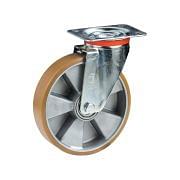 Polyurethane wheels with aluminium centre with support TELLURE RÔTA Workshop equipment 6106 0