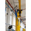 Column mounted JIB cranes with beam arm B-HANDLING
