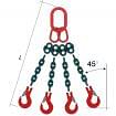 Lifting chain slings M7450 B-HANDLING