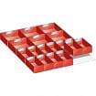 Kit of subdivision material for drawers in plastic boxes 27x36 E LISTA