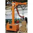 Movable SC Jib cranes with articulated arm with palletized base B-HANDLING