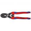 Double lever action cutting nippers with spring KNIPEX COBOLT 71 12 200