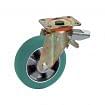 Polyurethane wheels with cast aluminium centre with support TELLURE RÔTA TR-ROLL