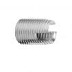 Threaded Inserts self-tapping with cutting slot in galvanized steel