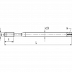 Spiral flute 40° tap KERFOLG extra long shank for blind-holes M