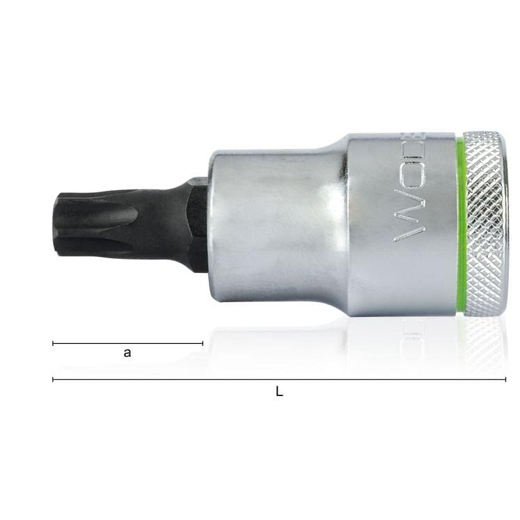 Klucze nasadowe 1/4" do śrub z nacięciem Torx WODEX WX2020