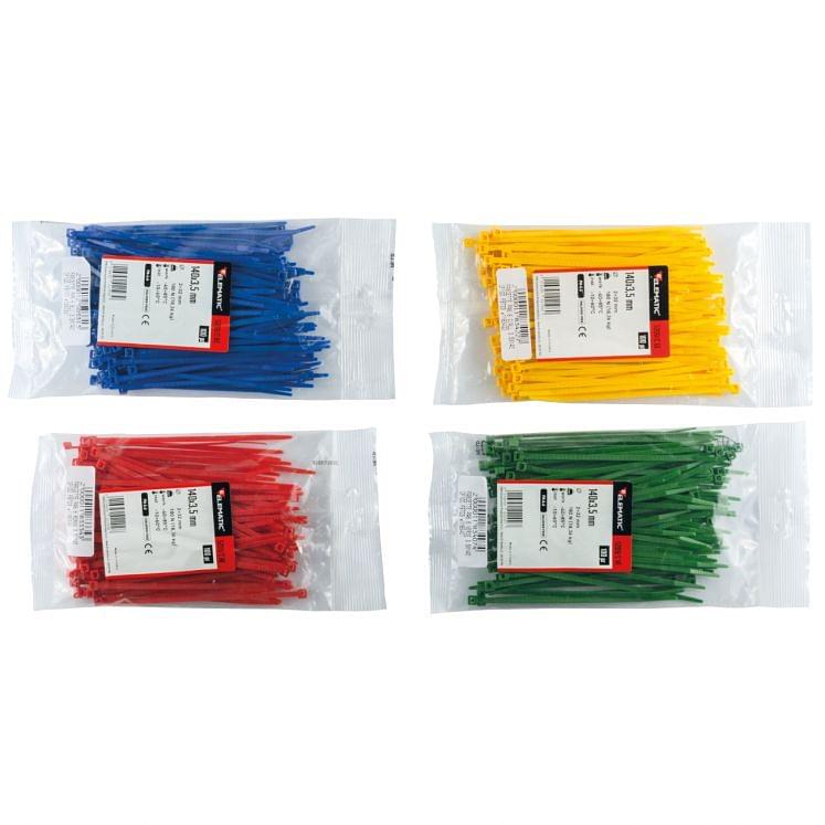 Opaski kablowe kolorowe z poliamidu 6.6 ELEMATIC