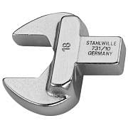 Klucze płaskie wtykowe 9x12 mm do kluczy dynamometrycznych STAHLWILLE 731/10 Narzędzia ręczne 32602 0