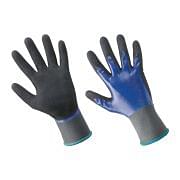Nylonowe rękawice pokryte mikroporowatym nitrylem Sprzęt bezpieczeństwa 32305 0