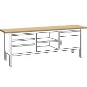 Kompaktowe stoły warsztatowe LISTA 64.115-64.124-64.130 Meble i wyposażenie do przechowywania 348106 0