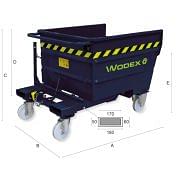 Kontenery samoczynnie odchylane na złom WODEX WX9900 Meble i wyposażenie do przechowywania 351600 0