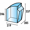 Szafka z szufladami na drobne elementy PRACTIBOX IMILANI PR23530001