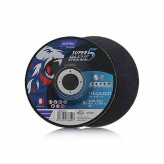 Trennscheiben mit vertiefter Mitte SUPER BLEUE 5 NORTON