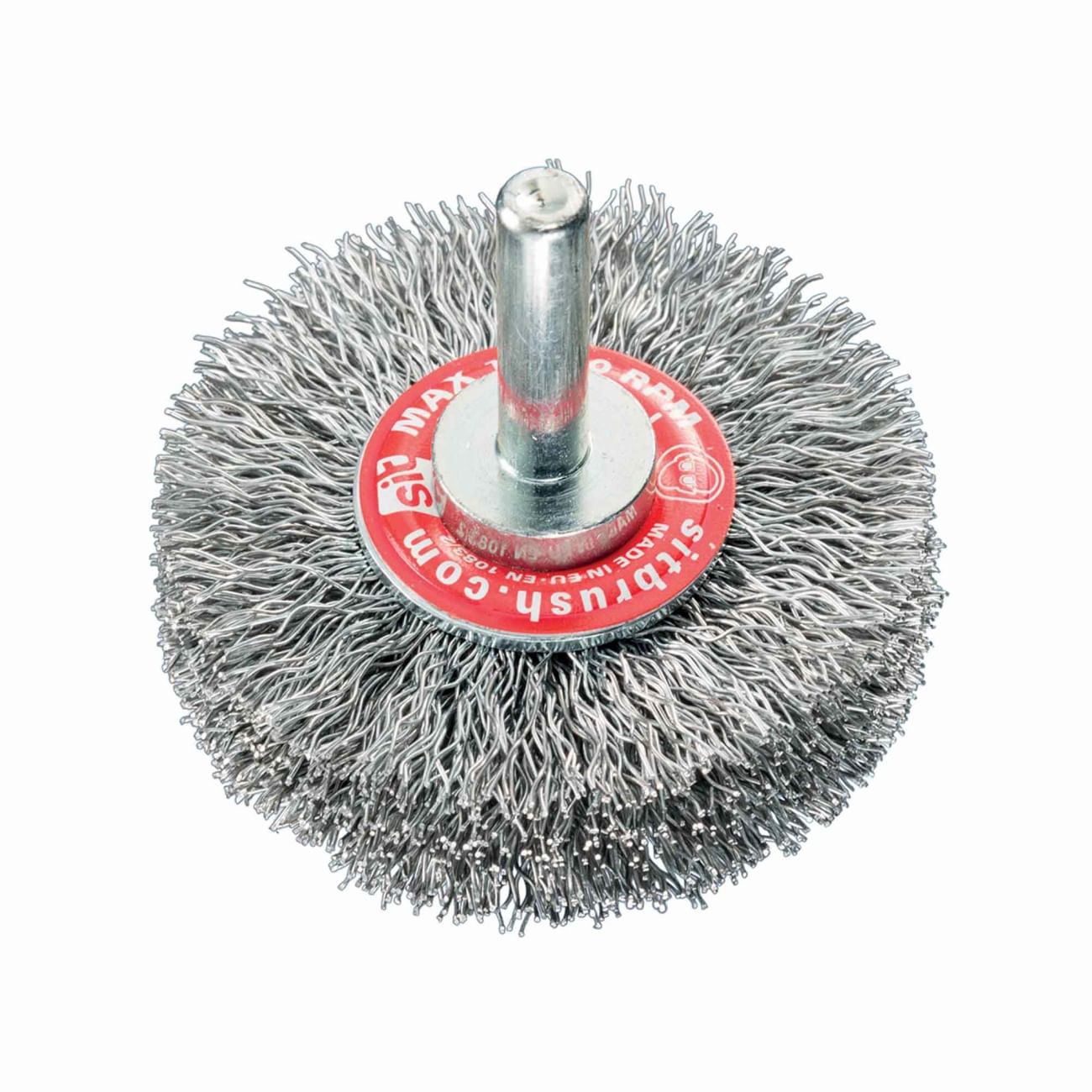 Wheel brushes with shank